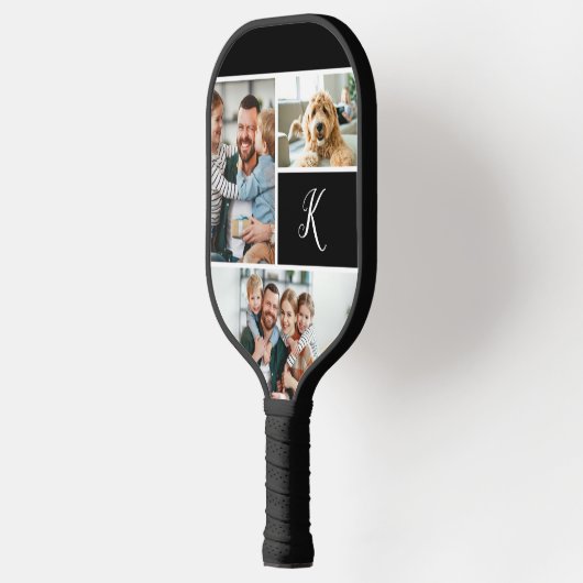 Monogram en fotocollage pickleball paddle (Links)