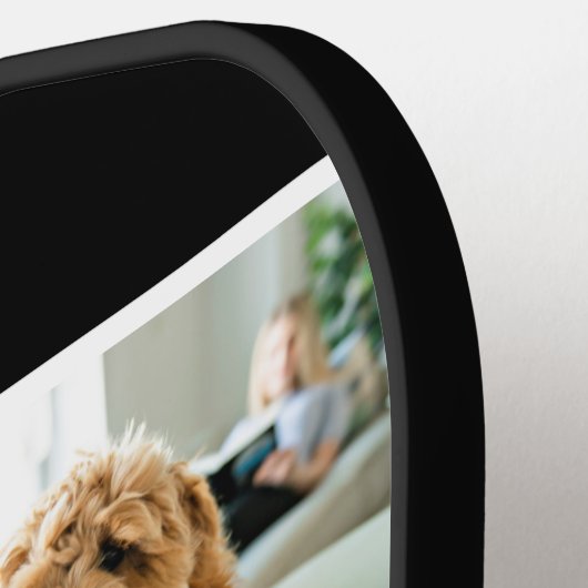 Monogram en fotocollage pickleball paddle (Links Detail)