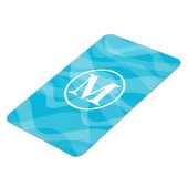 Monogram en golven cruise cabine deur marker magneet (Linkerzijde)