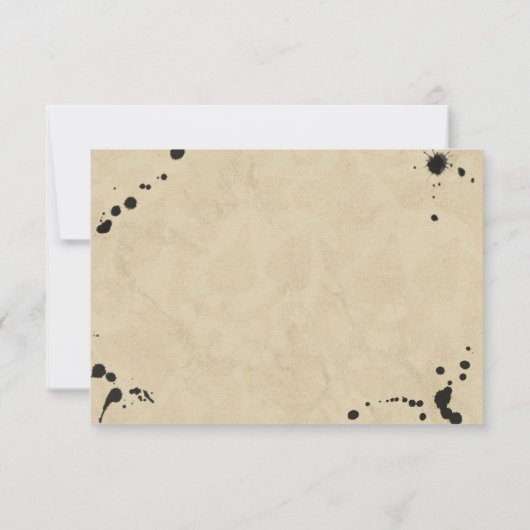  monogram en gordijn met ridderband RSVP (Achterkant)