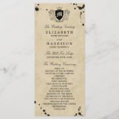 monogram en gordijn programmakaart (Voorkant)