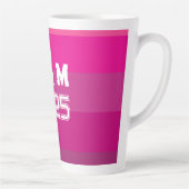 monogram en jaren latte mok (Rechts)