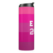 monogram en jaren thermosbeker (Gedraaid links)