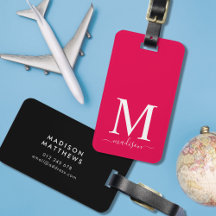 Monogram en kalligrafie met bewerkbare achtergrond