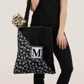 Monogram en madeliefjes tote bag (Dichtbij)