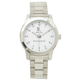  Monogram en Naam Horloge