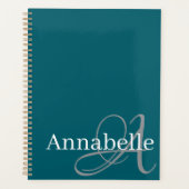 Monogram en naam planner (Voorkant)