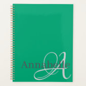 Monogram en naam planner (Voorkant)