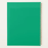 Monogram en naam planner (Achterkant)