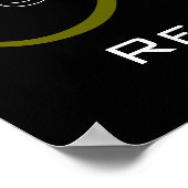 Monogram en naam Weddenschappen Poster (Hoek)