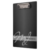 Monogram- en naamontwerp klembord (Links)