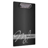 Monogram- en naamontwerp klembord (Rechts)