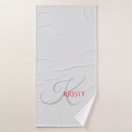 Monogram en Persoonlijke badhanddoek