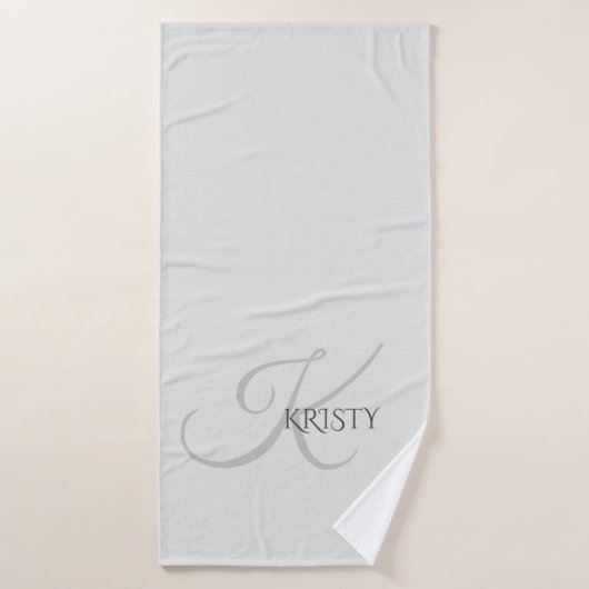 Monogram en Persoonlijke badhanddoek (Badhanddoek)