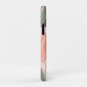 Monogram en stijlvolle Tulpdruppels Case-Mate iPhone Case (Achterkant/rechts)