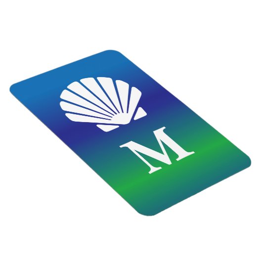 Monogram en zee shell cruise cabine deurmarkering magneet (Rechterzijde)