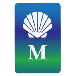 Monogram en zee shell cruise cabine deurmarkering magneet