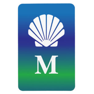 Monogram en zee shell cruise cabine deurmarkering magneet