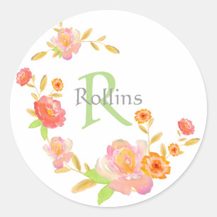 Monogram Envelop afdichtingen en Stickers