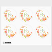 Monogram Envelop afdichtingen en Stickers (Vel)