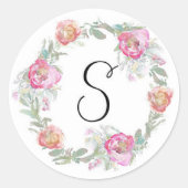 Monogram envelop Sticker (Voorkant)