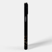 Monogram esthetisch zwart glitter Case-Mate iPhone case (Achterkant / Rechts)