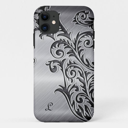 Monogram  Etched IPhone 5/5S Hoesje (Achterkant)
