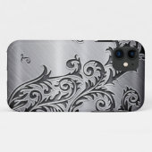 Monogram  Etched IPhone 5/5S Hoesje (Achterkant (horizontaal))