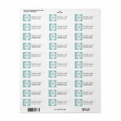Monogram Etiket (Full Sheet)