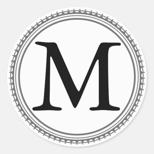 Monogram Etiket (Voorkant)