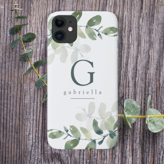 Monogram Eucalyptus Botanisch Case-Mate iPhone Case