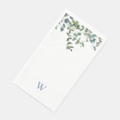 Monogram Eucalyptus Greenery Servet (Hoek)