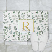 Monogram Eucalyptus Patroon Badmat