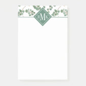 Monogram | Eucalyptus Silver Dollar Tree Foliage Post-it® Notes (Voorkant)