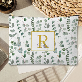 Monogram eucalyptuspatroon etui