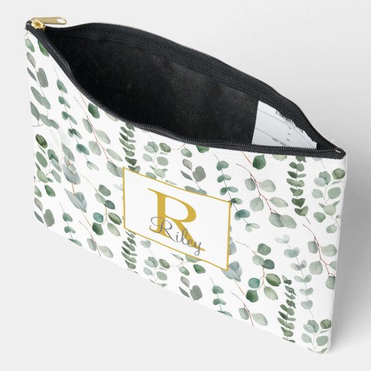 Monogram eucalyptuspatroon etui (Open)
