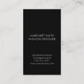 Monogram / Expressief Visitekaartje (Achterkant)