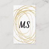 Monogram / Expressief Visitekaartje (Voorkant)