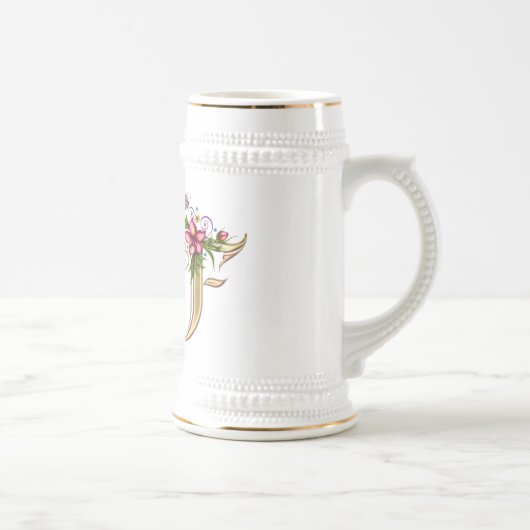 Monogram F Cadeau Mok (Rechts)
