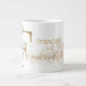 Monogram "F" Jumbo Mok Soepijs (Voorkant)