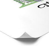 Monogram F lavender Eucalyptus Poster (Hoek)
