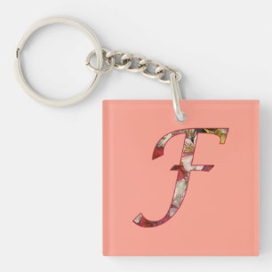 Monogram F Sleutelhanger voor Floral Design