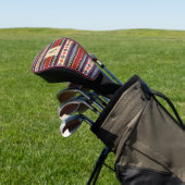 Monogram Fair Isle Golf Driver Hoofddeksel Cadeau Golfheadcover (Insitu)