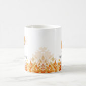 Monogram Fall Leaves Initiaal Letter P Koffiemok (Center)