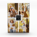 Monogram Familie Foto Collage Home Decor<br><div class="desc">Monogram Familie Foto Collage Home Decor</div>