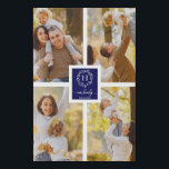 Monogram Familie Foto Collage Home Decor Imitatie Canvas Print<br><div class="desc">Monogram Familie Foto Collage Home Decor</div>