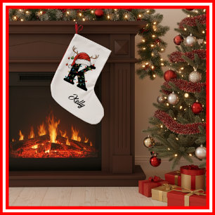 Monogram Familie Kerst Hirtenhoed Santa Muts Klein Kleine Kerstsok