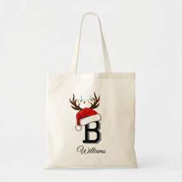 Monogram Familie Kerstmis Matching Outfits Tote Bag