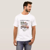 Monogram Familie Road Trip Gepersonaliseerde Tekst T-shirt (Voorkant volledig)