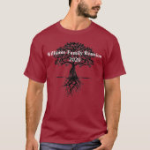 Monogram familiereünie t-shirt (Voorkant)